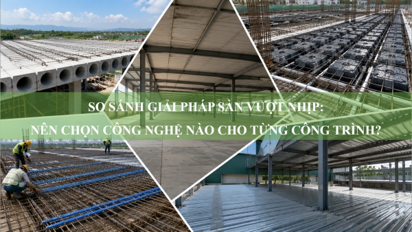 So sánh giải pháp sàn vượt nhịp: Nên chọn công nghệ nào cho từng công trình?